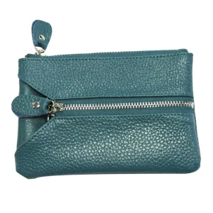 Colorful Genuine Leather Wristlet Wallet