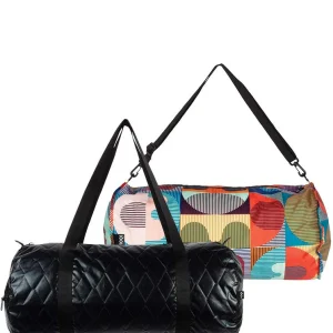 LOQI QUILTED Black Weekender