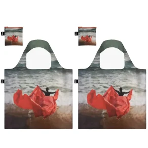 LOQI CRISTINA DE MIDDEL Midnight at the Crossroads Reusable Shopping Bag (Set of 2)